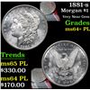 Image 1 : 1881-s Morgan Dollar $1 Grades Choice Unc+ PL