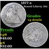 Image 1 : 1877-s Seated Half Dollar 50c Grades vg details