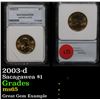 Image 1 : 2003-d Sacagawea $1 1 Graded Gem By NNC