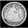 Image 2 : 1853-p Seated Liberty Half Dime 1/2 10c Grades vg+