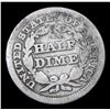 Image 3 : 1853-p Seated Liberty Half Dime 1/2 10c Grades vg+
