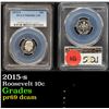 Image 1 : PCGS 2015-s Roosevelt Dime 10c Graded pr69 dcam By PCGS