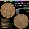 Image 1 : ***Auction Highlight*** 1794 Liberty Cap Flowing Hair large cent 1c Graded vf++ By USCG (fc)