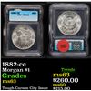 Image 1 : 1882-cc Morgan Dollar $1 Graded ms63 By ICG