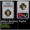 Image 1 : NGC 2009-s Zachary Taylor Presidential Dollar $1 Graded pr69 dcam By NGC