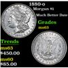 Image 1 : 1880-o Morgan Dollar $1 Grades Select Unc