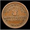 Image 3 : 1863 Chemists & Drugists Civil War Token 1c Grades xf