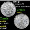 Image 1 : 1891-p Morgan Dollar $1 Grades Select Unc