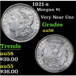 1921-s Morgan Dollar $1 Grades Choice AU/BU Slider