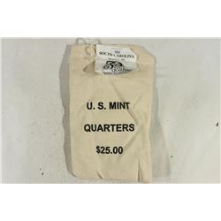 Mint Sealed bag of 100, 2000-p South Carolina Washington Quarters . .