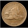 Image 2 : 1858 SL Flying Eagle Cent 1c Grades f+