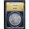 Image 2 : ANACS 1879-o Morgan Dollar $1 Graded au50 By AnaCS