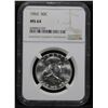 Image 2 : NGC 1963-d Franklin Half Dollar 50c Graded ms64 By NGC