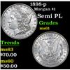 Image 1 : 1898-p Morgan Dollar $1 Grades BU+