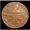 Image 3 : 1834 running boar Hard Times Token 1c Grades xf+