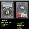 Image 1 : PCGS 1944-s Mercury Dime 10c Graded ms66 By PCGS