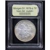 Image 2 : ***Auction Highlight*** 1878-p 7tf Morgan Dollar $1 Graded Choice+ Unc By USCG (fc)