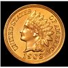 Image 2 : 1902 Indian Cent 1c Graded Choice Proof Red By USCG