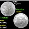 Image 1 : 2010 Silver Eagle Dollar $1 Grades GEM++ Unc