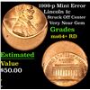 Image 1 : 1999-p Mint Error Lincoln Cent 1c Grades Choice+ Unc RD