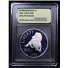 Image 2 : 1995-s Civil War Modern Commerative $1 1 Graded GEM++ Proof Deep Cameo By USCG