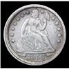 Image 2 : 1853-p Seated Liberty Dime 10c Grades vf++