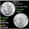 Image 1 : 1888-o Morgan Dollar $1 Grades Choice+ Unc