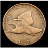 Image 2 : 1857 Flying Eagle Cent 1c Grades vf+