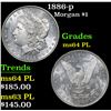 Image 1 : 1886-p Morgan Dollar $1 Grades Choice Unc PL