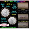 Image 1 : ***Auction Highlight*** Full solid date 1883-s Morgan silver dollar roll, 20 coins   (fc)