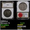 Image 1 : 1884-o Morgan Dollar $1 Grades GEM Unc by PCI