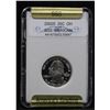 Image 2 : 2002-s Silver Ohio Washington Quarter 25c Graded By SGS