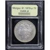 Image 2 : ***Auction Highlight*** 1878-p 7tf Morgan Dollar $1 Graded Choice Unc PL By USCG (fc)