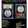 Image 1 : ***Auction Highlight*** 1890-p Morgan Dollar $1 Graded Choice+ Unc By USCG (fc)