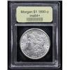 Image 2 : ***Auction Highlight*** 1890-p Morgan Dollar $1 Graded Choice+ Unc By USCG (fc)