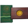 Image 1 : Perth Mint Gold Plated Medallion . .
