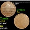 Image 1 : 1837 Merchants Exchange Wall Street HT-293  Hard Times Token 1c Grades f+