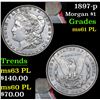Image 1 : 1897-p Morgan Dollar $1 Grades Unc+ PL