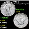 Image 1 : 1923-p Standing Liberty Quarter 25c Grades xf
