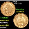 Image 1 : 1906 Indian Cent 1c Grades Choice Unc RB