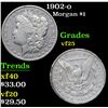 Image 1 : 1902-o Morgan Dollar $1 Grades vf+
