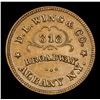 Image 2 : (1863) Union Flour Civil War Token 1c Grades Choice AU/BU Slider+