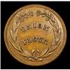 Image 3 : (1863) Union Flour Civil War Token 1c Grades Choice AU/BU Slider+