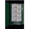 Image 9 : World Reserve Monetary Exchange book, 5 uncut sheets diff denominations