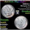 Image 1 : ***Auction Highlight*** 1884-s Morgan Dollar $1 Graded Select Unc By USCG (fc)