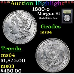 ***Auction Highlight*** 1880-o Morgan Dollar $1 Graded Choice Unc By USCG (fc)