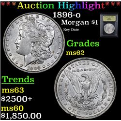 ***Auction Highlight*** 1896-o Morgan Dollar $1 Graded Select Unc By USCG (fc)