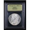 Image 4 : ***Auction Highlight*** 1881-o Morgan Dollar $1 Graded Choice+ Unc By USCG (fc)