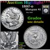 Image 1 : ***Auction Highlight*** 1897-o Morgan Dollar $1 Graded Unc Details By USCG (fc)