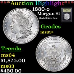 ***Auction Highlight*** 1880-o Morgan Dollar $1 Graded Select+ Unc By USCG (fc)